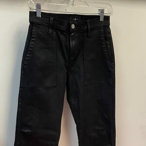 7 For All Mankind Men's Black Relaxed Jeans